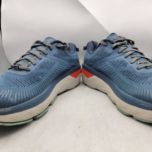 Hoka One One Bondi 7 Shoes Mens Size 11.5 Blue Running Shoes 1110518 RTOS main image 13